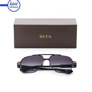 DITA Black/grey 61mm Designer Sunglasses